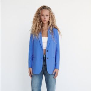 Oversized Blue Blazer (NEVER WORN)